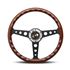 Steering Wheel - Indy Heritage Mahogany Wood/Black Spoke 350mm - RX2459 - MOMO - 1
